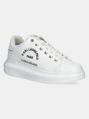 Karl Lagerfeld sneakersy skórzane KAPRI kolor biały KL62539K