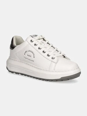 Karl Lagerfeld sneakersy skórzane KAPRI kolor biały KL67538