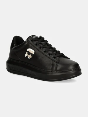 Karl Lagerfeld sneakersy skórzane KAPRI kolor czarny KL62530N