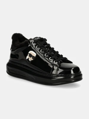 Karl Lagerfeld sneakersy skórzane KAPRI kolor czarny KL62531S