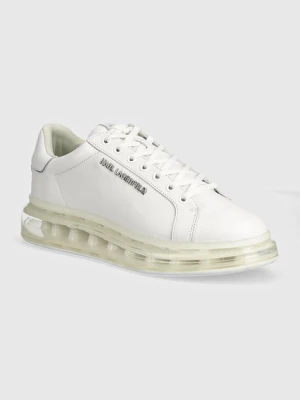 Karl Lagerfeld sneakersy skórzane KAPRI KUSHION kolor biały KL52625A
