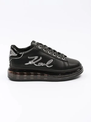 Karl Lagerfeld sneakersy skórzane KAPRI KUSHION kolor czarny KL62610H