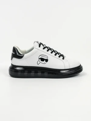 Karl Lagerfeld sneakersy skórzane KAPRI KUSHION męskie kolor biały KL52630N