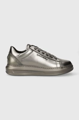 Karl Lagerfeld sneakersy skórzane KAPRI MENS KC kolor srebrny KL52575M