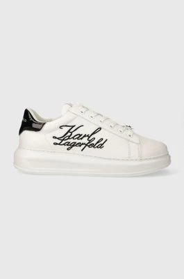 Karl Lagerfeld sneakersy skórzane KAPRI MENS kolor biały KL52510S