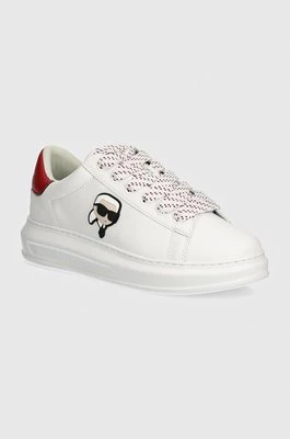 Karl Lagerfeld sneakersy skórzane KAPRI MENS kolor biały KL52528