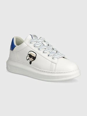 Karl Lagerfeld sneakersy skórzane KAPRI MENS kolor biały KL52528