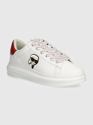 Karl Lagerfeld sneakersy skórzane KAPRI MENS kolor biały KL52528