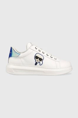 Karl Lagerfeld sneakersy skórzane KAPRI MENS kolor biały KL52530G