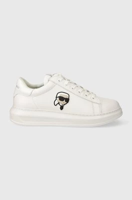 Karl Lagerfeld sneakersy skórzane KAPRI MENS kolor biały KL52530N