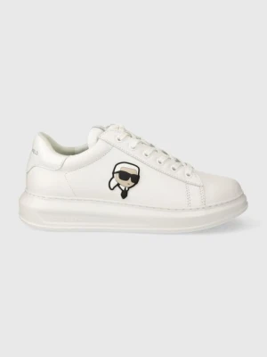 Karl Lagerfeld sneakersy skórzane KAPRI MENS kolor biały KL52530N