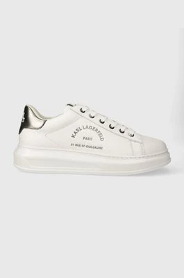 Karl Lagerfeld sneakersy skórzane KAPRI MENS kolor biały KL52538