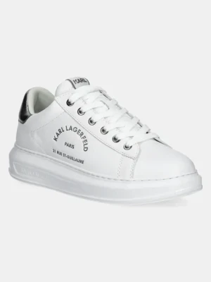 Karl Lagerfeld sneakersy skórzane KAPRI MENS kolor biały KL52538K