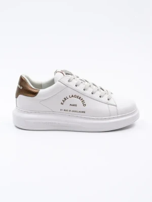 Karl Lagerfeld sneakersy skórzane KAPRI MENS kolor biały KL52538K
