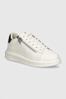 Karl Lagerfeld sneakersy skórzane KAPRI MENS kolor biały KL52564
