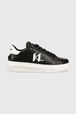 Karl Lagerfeld sneakersy skórzane KAPRI MENS kolor czarny KL52515A