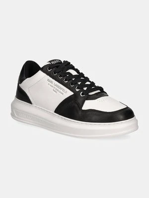 Karl Lagerfeld sneakersy skórzane KAPRI MENS kolor czarny KL52537R