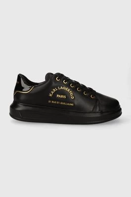 Karl Lagerfeld sneakersy skórzane KAPRI MENS kolor czarny KL52539