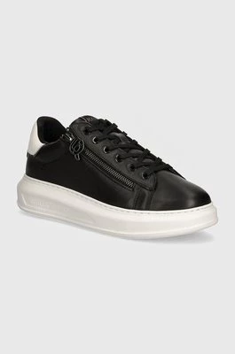 Karl Lagerfeld sneakersy skórzane KAPRI MENS kolor czarny KL52564