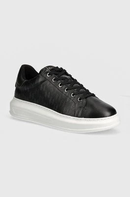 Karl Lagerfeld sneakersy skórzane KAPRI MENS kolor czarny KL52572