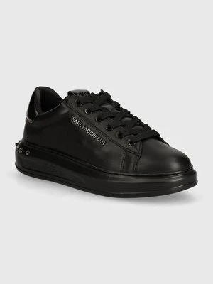 Karl Lagerfeld sneakersy skórzane KAPRI MENS kolor czarny KL52574A