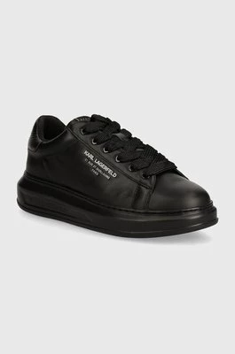 Karl Lagerfeld sneakersy skórzane KAPRI MENS kolor czarny KL52584