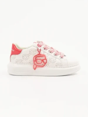 Karl Lagerfeld sneakersy skórzane KAPRI NFT damskie kolor biały KL62522