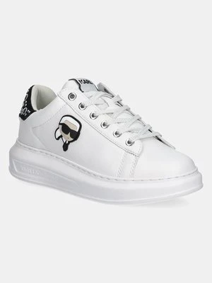 Karl Lagerfeld sneakersy skórzane KAPRI NFT kolor biały KL62529M