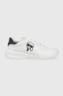Karl Lagerfeld sneakersy skórzane KAPRI RUN KL52830.011 kolor biały