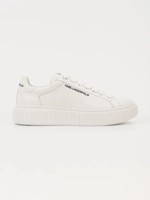Karl Lagerfeld sneakersy skórzane KAPRIKA męskie kolor biały KL24220