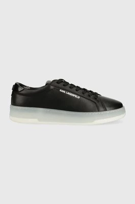 Karl Lagerfeld sneakersy skórzane KOURT III kolor czarny KL51515