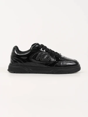 Karl Lagerfeld sneakersy skórzane KOURTNEY damskie kolor czarny KL63025
