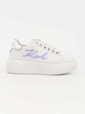 Karl Lagerfeld sneakersy skórzane KREEPER LO