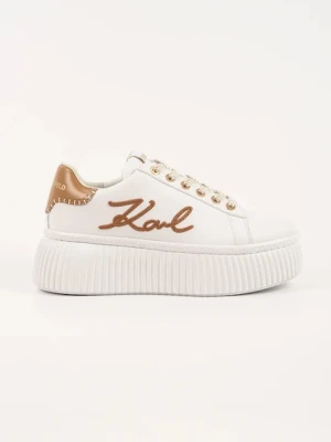 Karl Lagerfeld sneakersy skórzane KREEPER LO