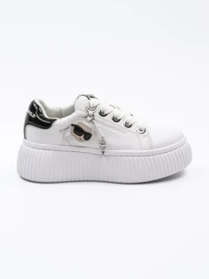 Karl Lagerfeld sneakersy skórzane KREEPER LO NFT kolor biały KL42376T