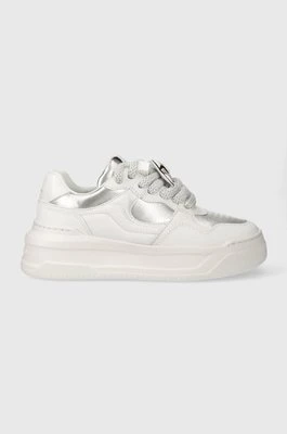 Karl Lagerfeld sneakersy skórzane KREW MAX kolor biały KL63324