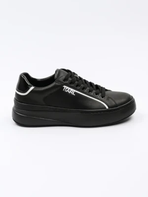 Karl Lagerfeld sneakersy skórzane KRONOS kolor czarny KL54020