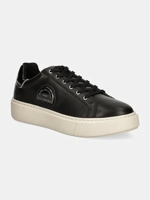 Karl Lagerfeld sneakersy skórzane MAXI KUP kolor czarny KL62212