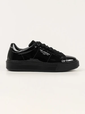 Karl Lagerfeld sneakersy skórzane MAXI KUP RSG męskie kolor czarny KL52214