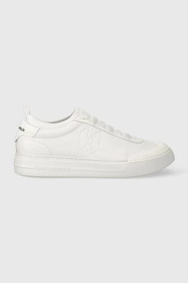 Karl Lagerfeld sneakersy skórzane T/KAP KC kolor biały KL51423