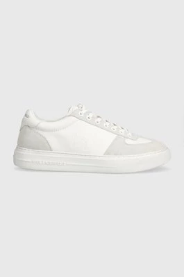 Karl Lagerfeld sneakersy skórzane T/KAP kolor biały KL51424