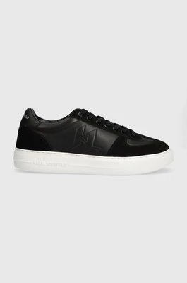 Karl Lagerfeld sneakersy skórzane T/KAP kolor czarny KL51424