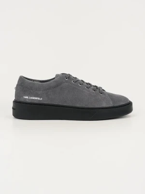 Karl Lagerfeld sneakersy zamszowe FLINT II męskie kolor szary KL53323A