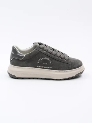 Karl Lagerfeld sneakersy zamszowe KAPRI LUG kolor szary KL57537