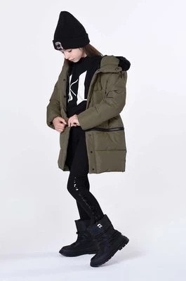 Karl Lagerfeld śniegowce dziecięce kolor czarny