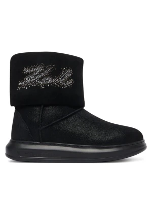 KARL LAGERFELD Śniegowce Kapri Kosi KL44557S Czarny