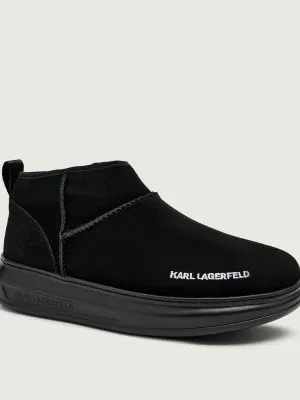 Karl Lagerfeld Śniegowce KAPRI KOSI | zamsz
