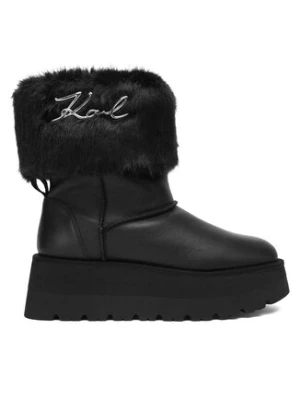 KARL LAGERFELD Śniegowce KL48655 Czarny