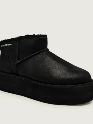 Karl Lagerfeld Śniegowce THERMO Lo Pull On | zamsz