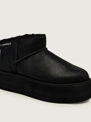 Karl Lagerfeld Śniegowce THERMO Lo Pull On | zamsz